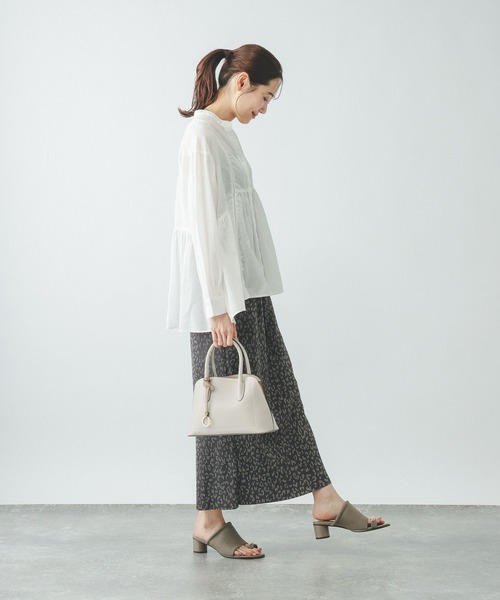 「GLOBAL WORK」 長袖ブラウス MEDIUM ブラック レディース_画像3
