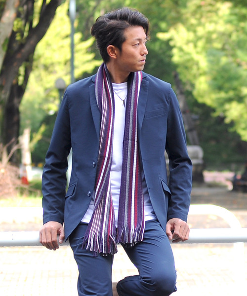NEOS（KOKUYO） マフラー 「SPADE」日本製 リバーシブル