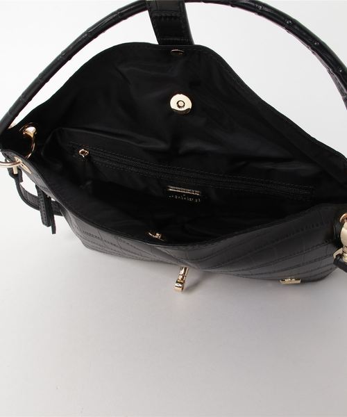 LA BAGAGERIE ショルダーバッグ バッグ クロコ型押し2way