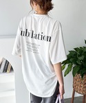 tシャツ オーバーサイズロゴプリントTシャツ ...の詳細画像5