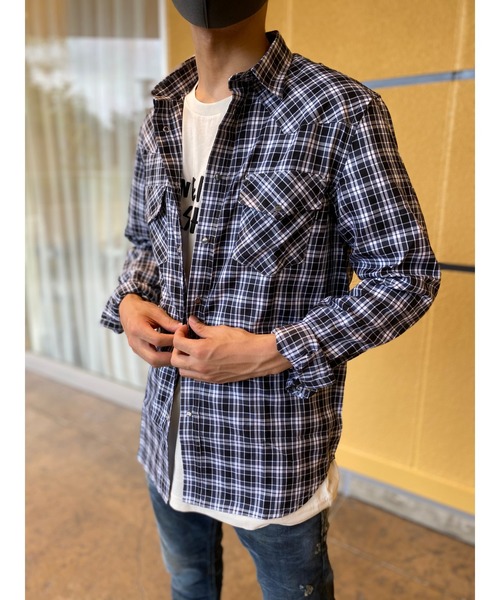 シャツ ブラウス メンズ チェック ウエスタン オックスフォード シャツ Zozotown Paypayモール店 通販 Paypayモール