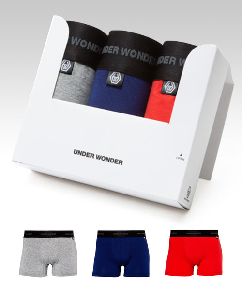 【プレゼントBOX付】  ボクサーパンツ 3枚セット HIPSHOP ボクサーパンツ Series3/シリーズ3 3枚セット ギフト