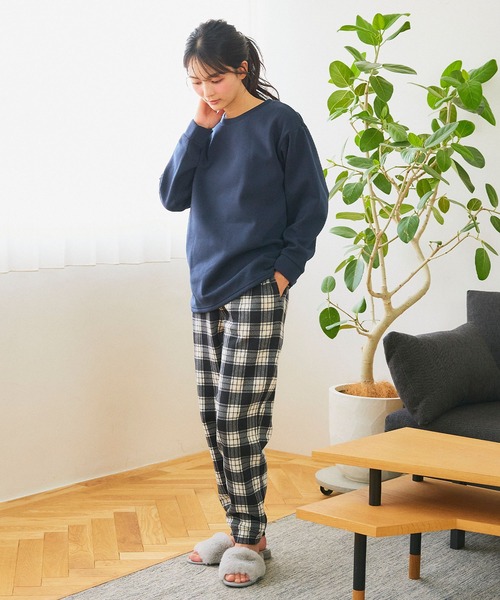 パジャマ ルームウェア 「LAFUKU/ラフク」裏起毛スウェット