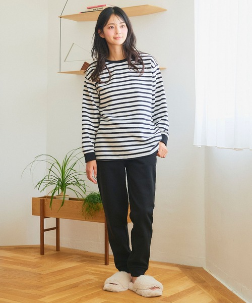 パジャマ ルームウェア 「LAFUKU/ラフク」裏起毛スウェット