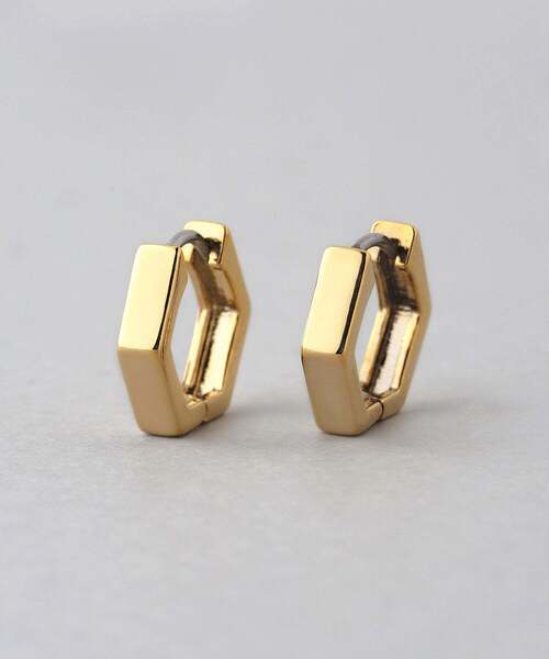 ANEMONE（アネモネ） フープ ピアス ヘキサゴンミニフープピアス