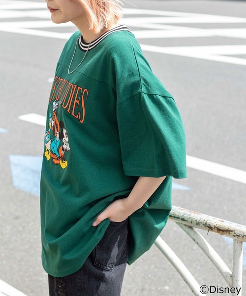 Tシャツ Tシャツ Wego 別注disneyラインリブbigtシャツ Zozotown Yahoo 店 通販 Yahoo ショッピング