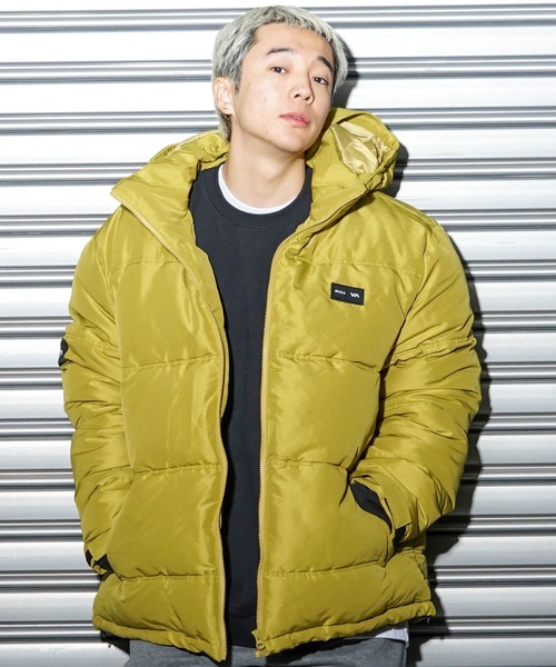 RVCA ジャケット ブルゾン メンズ VISOR HOODED PUFFER