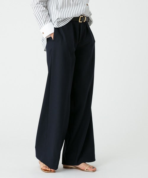 allureville パンツ ローウエストワイドパンツ レディース