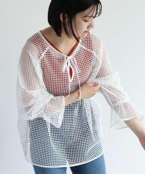 CANDY メッシュTシャツ ブラック