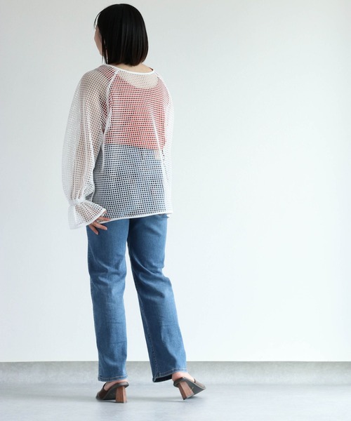 cepo（セポ） tシャツ キャンディースリーブ メッシュトップス 2WAY