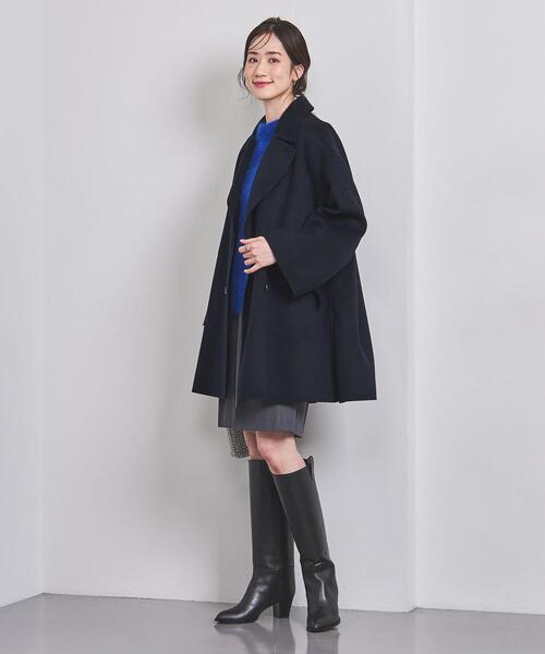 UNITED ARROWS コート ピーコート リバー ミドル テーラード