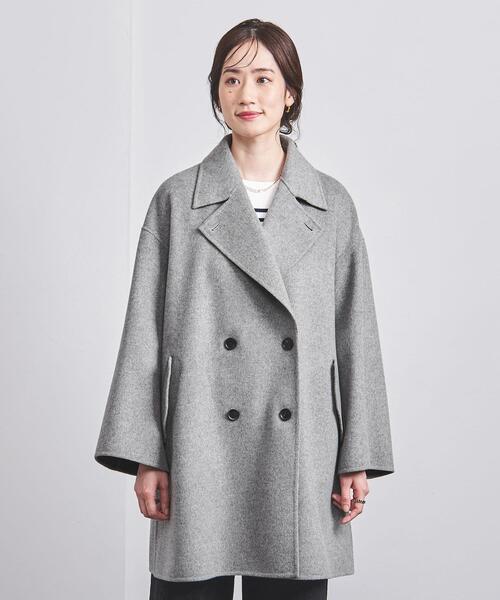 UNITED ARROWS コート ピーコート リバー ミドル テーラード