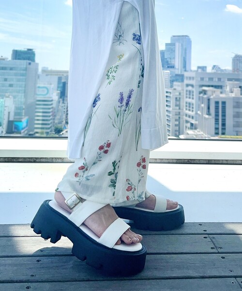 ESPERANZA サンダル トラックソール厚底サンダル