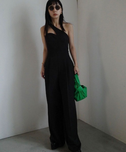 Ameri（アメリ） サロペット オーバーオール ONE SIDE SHOULDER