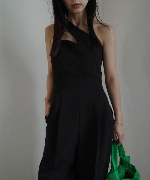 Ameri（アメリ） サロペット オーバーオール ONE SIDE SHOULDER