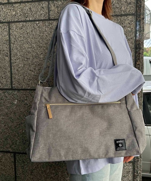 デコルテアクセサリー 横長 ブラック バッグ