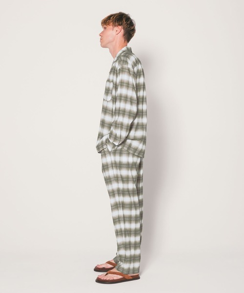 BEDWIN & THE HEARTBREAKERS シャツ L/S ORG OMBRE CHECK SHIRT