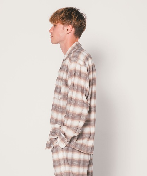 BEDWIN & THE HEARTBREAKERS シャツ L/S ORG OMBRE CHECK SHIRT