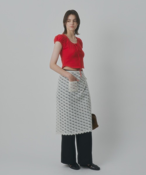 GIUNON ribbon wrap skirt リボン巻きスカート GIUNON（ジウノン）の「ribbon wrap skirt / リボン巻きスカート