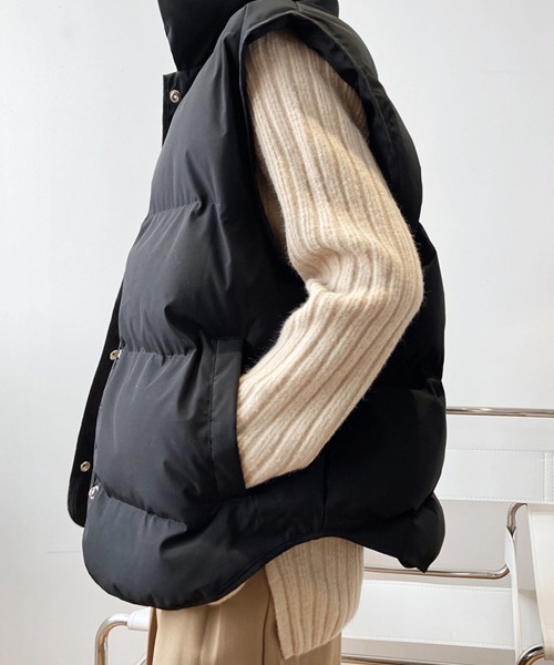miniministore ベスト ジレ ダウンベスト エコダウン レディース