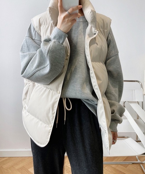 ベスト ジレ ダウンベスト エコダウン レディース韓国 レディース miniministore ベスト ジレ ダウンベスト エコダウン レディース