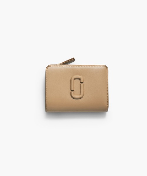 MARC JACOBS 財布 THE LEATHER COVERED J MINI COMPACT WALLET