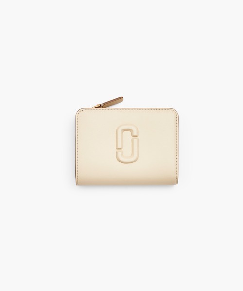 MARC JACOBS 財布 THE LEATHER COVERED J MINI COMPACT WALLET