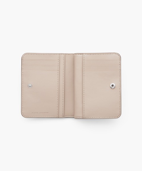 MARC JACOBS 財布 THE LEATHER COVERED J MINI COMPACT WALLET