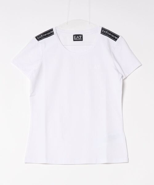 tシャツ 「エンポリオ アルマーニ EA7」Logo Series クルーネックTシャツ ASV オーガニックコットン混紡 レディース EA7 tシャツ 「エンポリオ アルマーニ EA7」Logo Series クルー