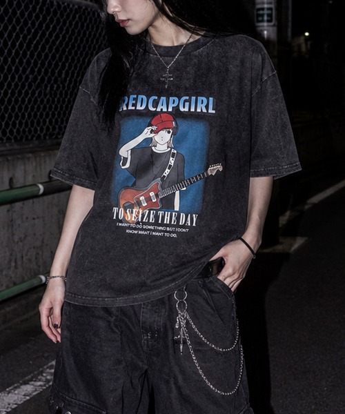 RED CAP GIRL（レッドキャプガール） tシャツ 「a-r」「Red Cap Girl