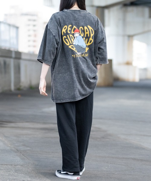 俺だけレベルアップな件 ヴィンテージ加工オーバーサイズT Lazar tシャツ Rock T-shirt/オーバーサイズ ヴィンテージ加工