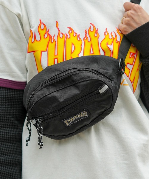 THRASHER ウエストポーチ BENCHMARK WAIST BAG/スラッシャー撥水