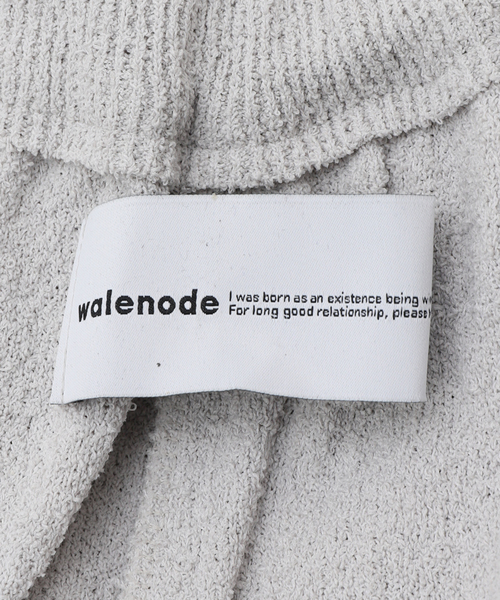 walenode（ウェルノード） ワイドパンツ スラックス 「walenode