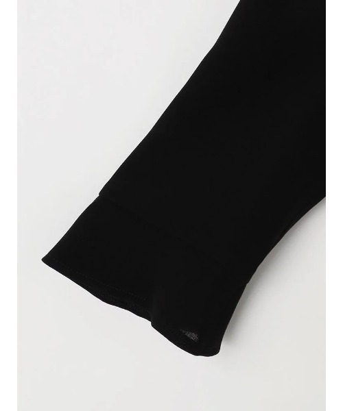 セレモニースーツ セットアップ 「ブラックフォーマル」ストレッチ　ノーカラー　グログランアンサンブル レディース_19