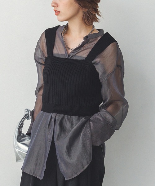 hunch ベスト ジレ ニットビスチェ レディース : ZOZOTOWN Yahoo