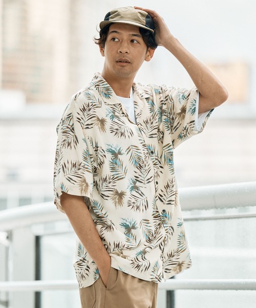 BANANA REPUBLIC オープンカラーシャツ　アロハ Banana Republic - US古着バナナリパブリックアロハシャツ開襟