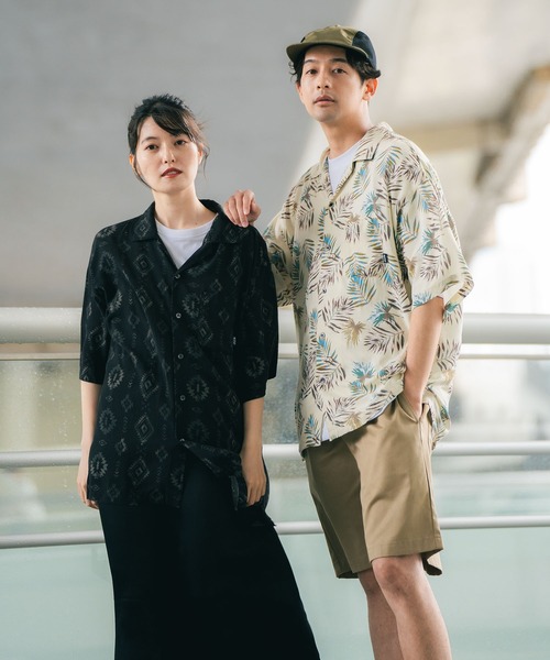 BANANA REPUBLIC オープンカラーシャツ　アロハ Banana Republic - US古着バナナリパブリックアロハシャツ開襟