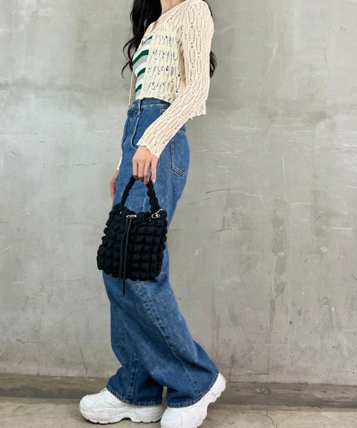 Loco Ocean ショルダーバッグ バッグ 「ぽこぽこ」巾着 ドロー