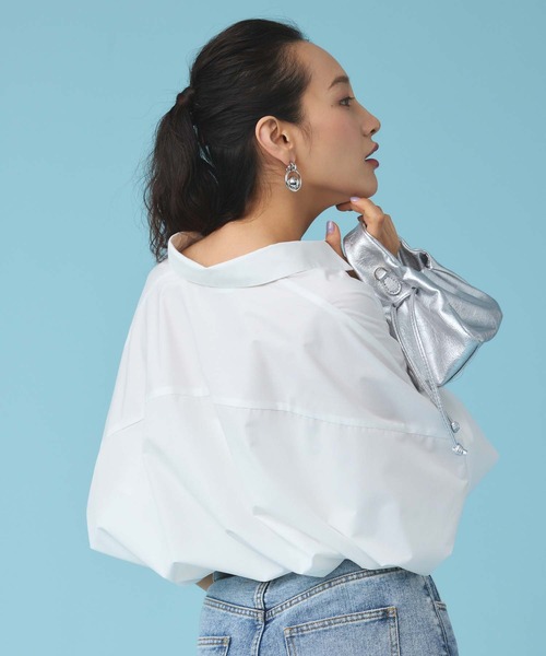シーン商品ページ Edit Sheen ブラウス シャツ ビッグシルエットスキッパーシャツ