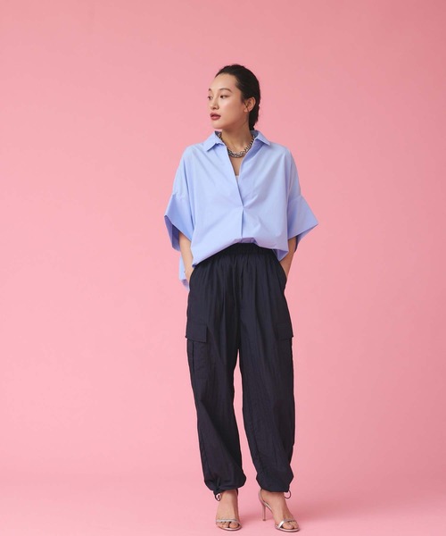 シーン商品ページ Edit Sheen ブラウス シャツ ビッグシルエットスキッパーシャツ