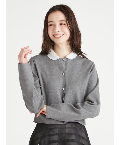 デタッチャブル総針カーディガン(カーディガン)｜TOPS（トップス