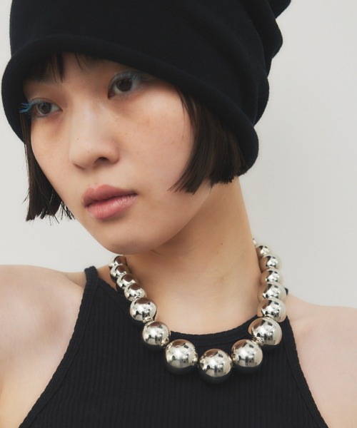 HANNE ネックレス BIGボールネックレス レディース : ZOZOTOWN Yahoo