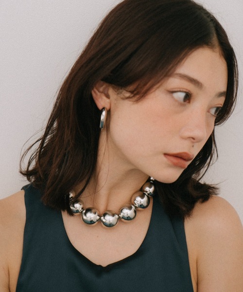 HANNE ネックレス BIGボールネックレス レディース : ZOZOTOWN Yahoo