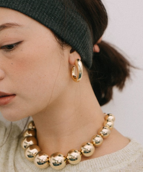 HANNE ネックレス BIGボールネックレス レディース : ZOZOTOWN Yahoo