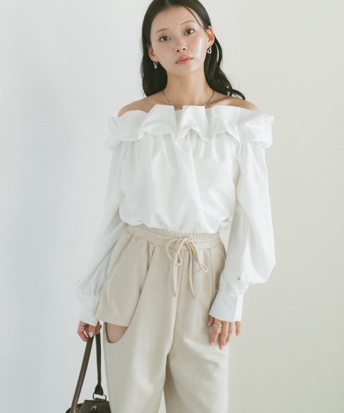 VANNIE U（ヴァニーユー） ワイドパンツ スウェットパンツ ジャージ