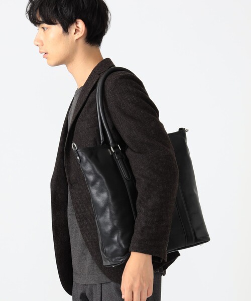 未使用 定価24200円 seeker シーカー 4way レザー トートバッグ SEEKER トートバッグ / レザー 4WAY メンズ レディース