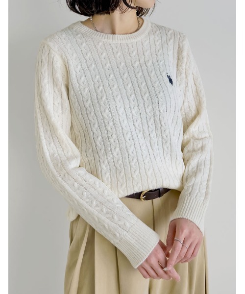 Re:EDIT（リエディ） ニット セーター 「新色追加」「U.S. POLO ASSN