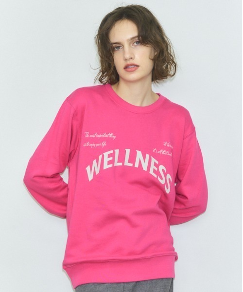 トレーナー スウェット WELLNESS CS ウェルネスカットソー レディース Muel Chic トレーナー スウェット WELLNESS CS ウェルネス
