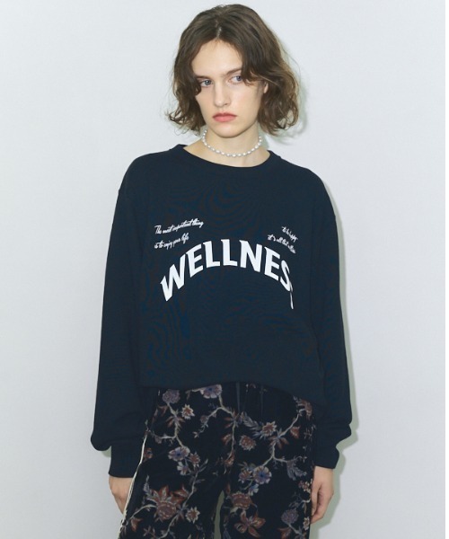 トレーナー スウェット WELLNESS CS ウェルネスカットソー レディース Muel Chic トレーナー スウェット WELLNESS CS ウェルネス