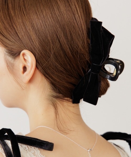 flower ヘアクリップ ベルベットトングクリップ : ZOZOTOWN Yahoo!店